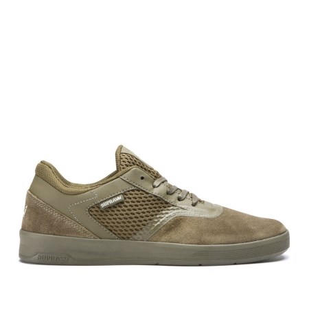Supra Saint Olivengrønne Skatesko Dame [NO-4-S180]